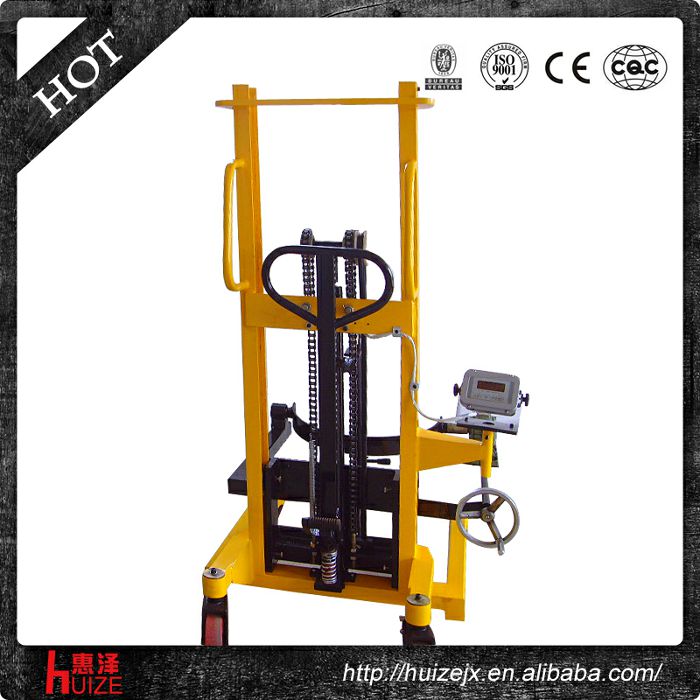 載重600kg手動重型油桶倒料車 載重600kg手動重型油桶倒料車