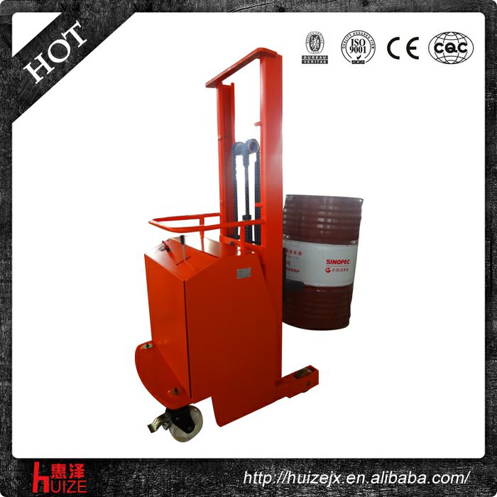 2半電動(dòng)配重油桶車（無(wú)底腿，只堆垛，不翻轉(zhuǎn)）