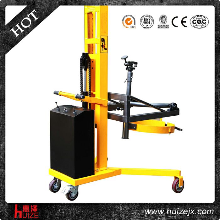 半電動(dòng)油桶車(chē)（直角腿，夾鐵桶翻轉(zhuǎn)）2